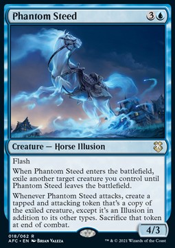 Phantom Steed - Commander: Adventures in the Forgotten Realms (Rare) [AFC-18]