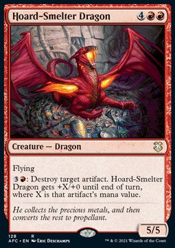 Hoard-Smelter Dragon - Commander: Adventures in the Forgotten Realms (Rare) [AFC-128]