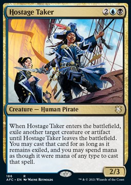 Hostage Taker - Commander: Adventures in the Forgotten Realms (Rare) [AFC-186]