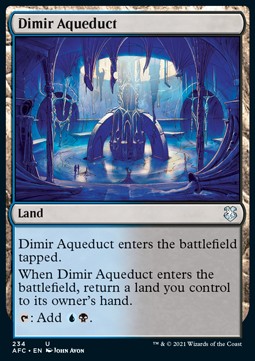 Dimir Aqueduct - Commander: Adventures in the Forgotten Realms (Uncommon) [AFC-234]