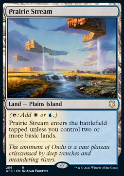 Prairie Stream - Commander: Adventures in the Forgotten Realms (Rare) [AFC-256]