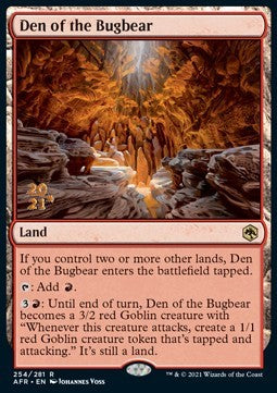 Den of the Bugbear (V.1) - Adventures in the Forgotten Realms: Promos (Rare) [PAFR-254]