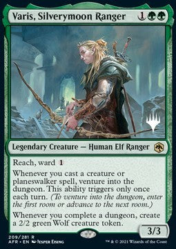Varis, Silverymoon Ranger (V.2) - Adventures in the Forgotten Realms: Promos (Rare) [PAFR-209]