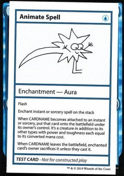 Animate Spell (V.2) - Mystery Booster: Playtest Cards (Special)