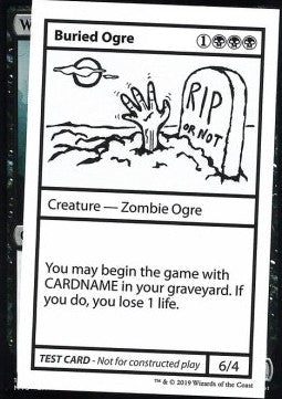 Buried Ogre (V.2) - Mystery Booster: Playtest Cards (Special)