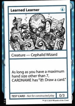 Learned Learner (V.2) - Mystery Booster: Playtest Cards (Special)