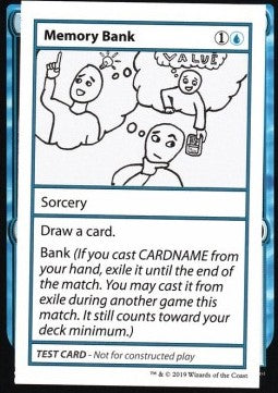 Memory Bank (V.2) - Mystery Booster: Playtest Cards (Special)
