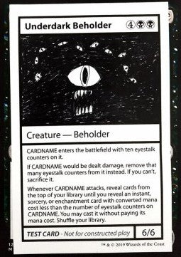 Underdark Beholder (V.2) - Mystery Booster: Playtest Cards (Special)