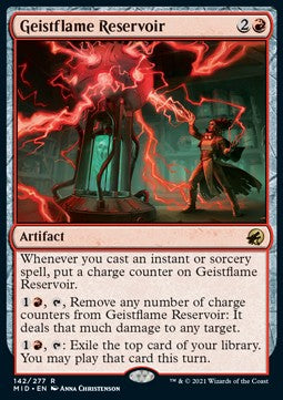 Geistflame Reservoir - Innistrad: Midnight Hunt (Rare) [MID-142]