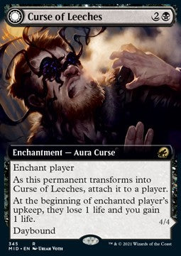 Curse of Leeches // Leeching Lurker - Innistrad: Midnight Hunt: Extras (Rare) [XMID-345]