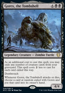 Gorex, the Tombshell (V.1) - Commander: Innistrad: Midnight Hunt (Rare) [MIC-20]
