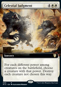 Celestial Judgment (V.2) - Commander: Innistrad: Midnight Hunt (Rare) [MIC-43]