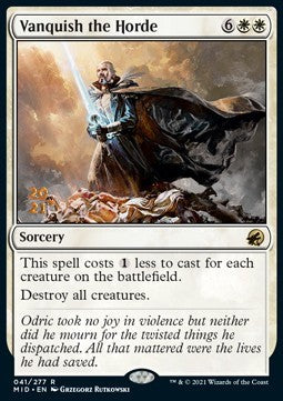 Vanquish the Horde (V.1) - Innistrad: Midnight Hunt: Promos (Rare) [PMID-41]