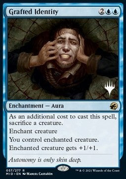 Grafted Identity (V.2) - Innistrad: Midnight Hunt: Promos (Rare) [PMID-57]