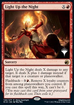 Light Up the Night (V.2) - Innistrad: Midnight Hunt: Promos (Rare) [PMID-146]