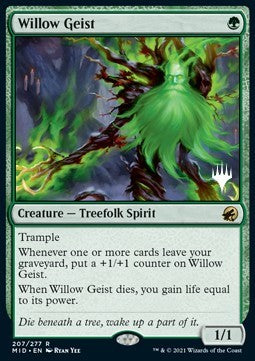 Willow Geist (V.2) - Innistrad: Midnight Hunt: Promos (Rare) [PMID-207]