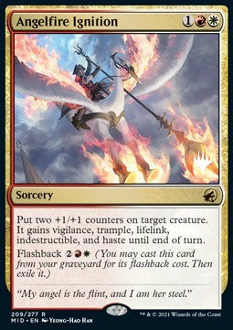 Angelfire Ignition (V.2) - Innistrad: Midnight Hunt: Promos (Rare) [PMID-209]