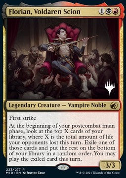 Florian, Voldaren Scion (V.2) - Innistrad: Midnight Hunt: Promos (Rare) [PMID-223]