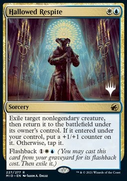 Hallowed Respite (V.2) - Innistrad: Midnight Hunt: Promos (Rare) [PMID-227]