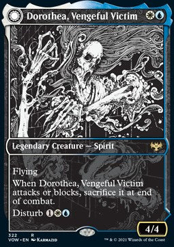 Dorothea, Vengeful Victim // Dorothea's Retribution - Innistrad: Crimson Vow: Extras (Rare) [XVOW-322]