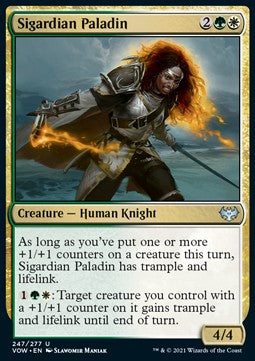 Sigardian Paladin - Innistrad: Crimson Vow (Uncommon) [VOW-247]