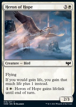 Heron of Hope - Innistrad: Crimson Vow (Common) [VOW-18]