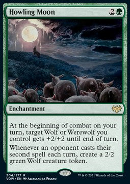 Howling Moon - Innistrad: Crimson Vow (Rare) [VOW-204]