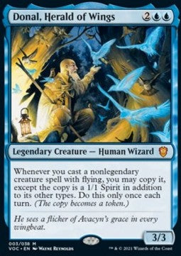 Donal, Herald of Wings (V.1) - Commander: Innistrad: Crimson Vow (Mythic) [VOC-3]