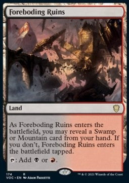 Foreboding Ruins - Commander: Innistrad: Crimson Vow (Rare) [VOC-174]