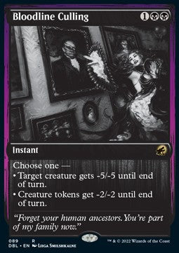 Bloodline Culling - Innistrad: Double Feature (Rare) [DBL-89]