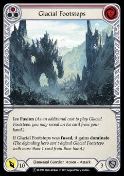 Glacial Footsteps (Red) (Normal) - Tales of Aria - Unlimited (Common) [ELE-U-ELE016]