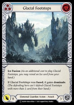 Glacial Footsteps (Blue) (Normal) - Tales of Aria - Unlimited (Common) [ELE-U-ELE018]