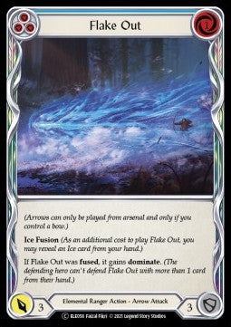 Flake Out (Blue) (Normal) - Tales of Aria - Unlimited (Common) [ELE-U-ELE058]
