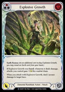 Explosive Growth (Red) (Normal) - Tales of Aria - Unlimited (Rare) [ELE-U-ELE067]