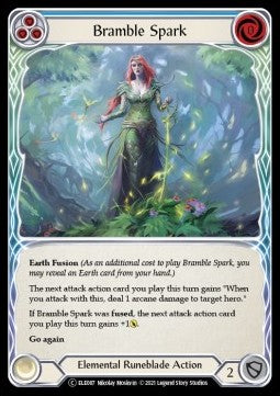 Bramble Spark (Blue) (Normal) - Tales of Aria - Unlimited (Common) [ELE-U-ELE087]