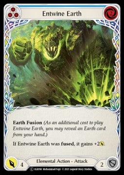 Entwine Earth (Blue) (Normal) - Tales of Aria - Unlimited (Common) [ELE-U-ELE096]