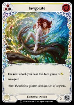 Invigorate (Yellow) (Normal) - Tales of Aria - Unlimited (Common) [ELE-U-ELE104]