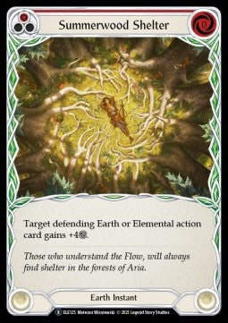 Summerwood Shelter (Red) (Normal) - Tales of Aria - Unlimited (Rare) [ELE-U-ELE125]