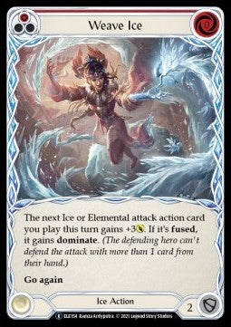 Weave Ice (Red) (Normal) - Tales of Aria - Unlimited (Rare) [ELE-U-ELE154]