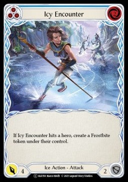 Icy Encounter (Blue) (Normal) - Tales of Aria - Unlimited (Common) [ELE-U-ELE159]