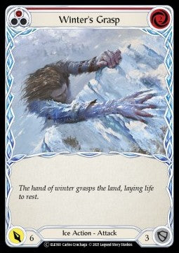 Winter's Grasp (Red) (Normal) - Tales of Aria - Unlimited (Common) [ELE-U-ELE160]
