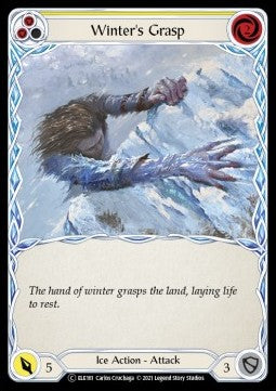 Winter's Grasp (Yellow) (Normal) - Tales of Aria - Unlimited (Common) [ELE-U-ELE161]