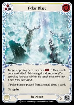 Polar Blast (Yellow) (Normal) - Tales of Aria - Unlimited (Common) [ELE-U-ELE167]