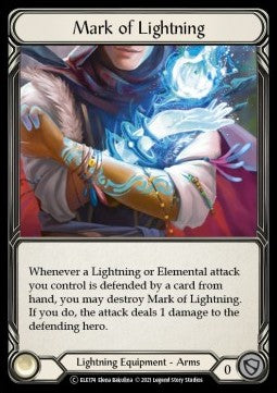Mark of Lightning (Normal) - Tales of Aria - Unlimited (Common) [ELE-U-ELE174]