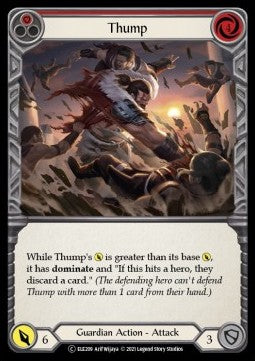 Thump (Red) (Normal) - Tales of Aria - Unlimited (Common) [ELE-U-ELE209]
