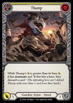 Thump (Yellow) (Normal) - Tales of Aria - Unlimited (Common) [ELE-U-ELE210]