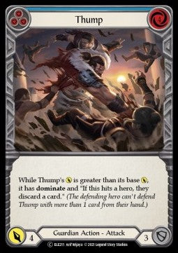 Thump (Blue) (Normal) - Tales of Aria - Unlimited (Common) [ELE-U-ELE211]