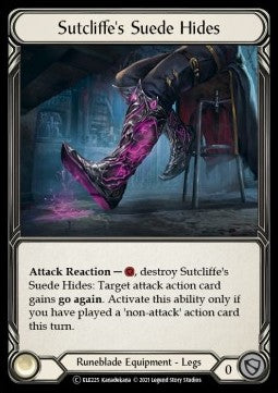 Sutcliffe's Suede Hides (Normal) - Tales of Aria - Unlimited (Common) [ELE-U-ELE225]
