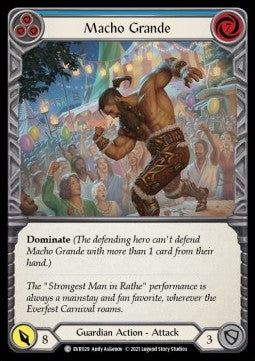 Macho Grande (Blue) (Regular) - Everfest - First (Common) [EVR-F-029]