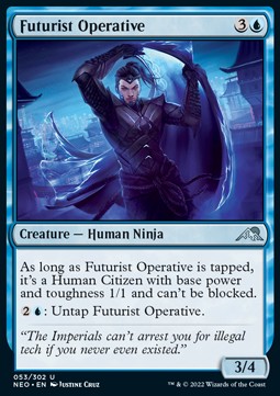 Futurist Operative - Kamigawa: Neon Dynasty (Uncommon) [NEO-53]
